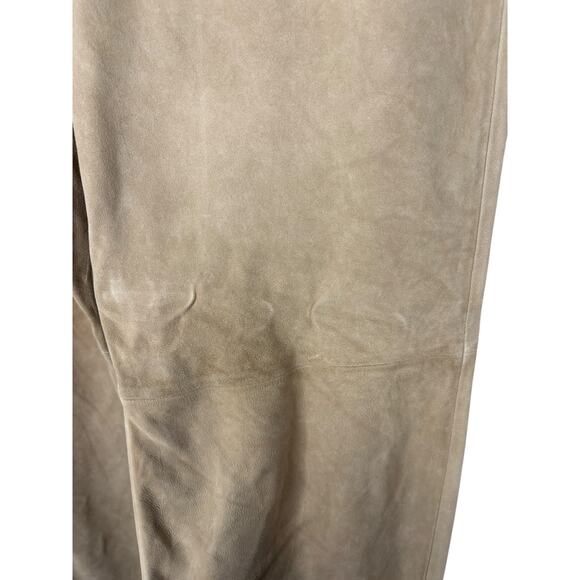 Helsa Suede 5 Pocket Trouser Pants High Waisted Wide Leg Y2K Baggy Utility XL - Picture 6 of 12